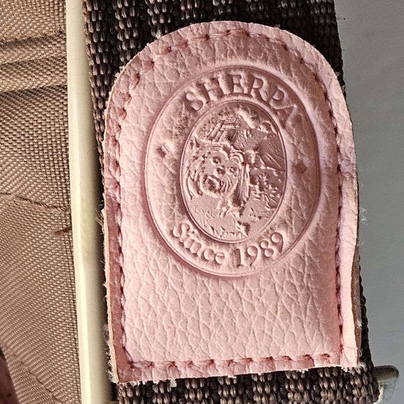 Sherpa Original Pet Carrier Small 14x9x8.5 Brown Pink Travel Bag Portable Kennel - Picture 4 of 16